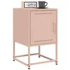 Image de vidaXL Tables de chevet 2 pcs rose 36x39x60,5 cm acier846449