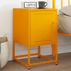Image de vidaXL Table de chevet jaune moutarde 36x39x60,5 cm acier846452