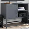 Image de vidaXL Meuble TV rose 100,5x39x60,5 cm acier846543