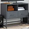 Image de vidaXL Meuble TV anthracite 68x39x60,5 cm acier846550