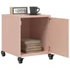 Image de vidaXL Tables de chevet 2 pcs rose 36x39x43,5 cm acier846617
