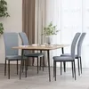 Image de vidaXL Tables de chevet 2 pcs blanc 36x39x43,5 cm acier