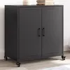 Image de vidaXL Buffet noir 68,5x39x72 cm acier846656