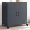 Image de vidaXL Buffet anthracite 68,5x39x72 cm acier846658