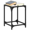 Image de vidaXL Tables basses avec dessus en verre transparent 2 pcs acier845951
