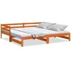 Image de vidaXL Lit de jour et lit gigogne sans matelas 80x200 cm bois massif847161