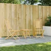 Image de Vidaxl Chaises Pliables De Jardin Lot De 2 46x66x99 Cm Bambou