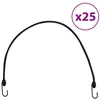 Image de vidaXL Cordes élastiques avec bandes réfléchissantes et crochets 25pcs4008152