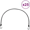 Image de vidaXL Vidaxl Cordes Élastiques Avec Bandes Réfléchissantes Et Crochets 25pcs
