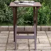 Image de vidaXL Table d'appoint pliable marron bois de peuplier massif4008872