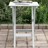 Image de Vidaxl Table D?Appoint Pliable Blanc Bois De Peuplier Massif