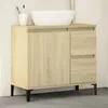 Image de Vidaxl Armoire Salle De Bain ChÃªne Sonoma 65x33x60 Cm