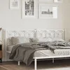 Image de vidaXL TÃªte de lit mÃ©tal blanc 200 cm