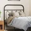 Image de Vidaxl TÃªte De Lit MÃ©tal Noir 80 Cm
