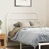 Image de vidaXL TÃªte de lit mÃ©tal blanc 100 cm