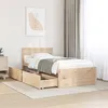Image de vidaXL Cadre de lit sans matelas 90x190 cm bois de pin massif846804