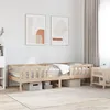 Image de vidaXL Cadre de lit sans matelas 90x200 cm bois de pin massif