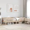 Image de vidaXL Cadre de lit sans matelas 90x190 cm bois de pin massif846979