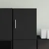 Image de vidaXL Armoire murale noir 30x42,5x40 cm bois d'ingÃ©nierie
