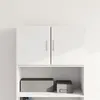 Image de vidaXL Armoire murale blanc 70x42,5x40 cm bois d'ingénierie846117