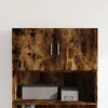 Image de Vidaxl Armoire Murale ChÃªne FumÃ© 80x42,5x40 Cm Bois D'ingÃ©nierie