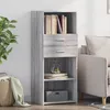 Image de vidaXL Buffet haut sonoma gris 50x42,5x124 cm bois d'ingÃ©nierie