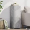 Image de vidaXL Buffet gris bÃ©ton 30x42,5x93 cm bois d'ingÃ©nierie
