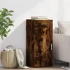 Image de Vidaxl Buffet ChÃªne FumÃ© 40x42,5x93 Cm Bois D'ingÃ©nierie