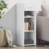Image de vidaXL Buffet blanc 30x42,5x93 cm bois d'ingÃ©nierie