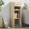 Image de Vidaxl Buffet ChÃªne Sonoma 30x42,5x93 Cm Bois D'ingÃ©nierie