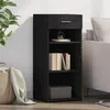 Image de vidaXL Buffet noir 40x42,5x93 cm bois d'ingénierie846314