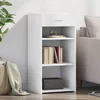 Image de vidaXL Buffet blanc 45x42,5x93 cm bois d'ingÃ©nierie