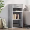 Image de vidaXL Buffet sonoma gris 45x42,5x93 cm bois d'ingénierie846325