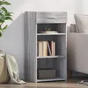 Image de vidaXL Buffet sonoma gris 45x42,5x93 cm bois d'ingÃ©nierie