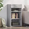Image de vidaXL Buffet sonoma gris 50x42,5x93 cm bois d'ingénierie846332