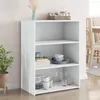 Image de vidaXL Buffet blanc 70x41x93 cm bois d'ingÃ©nierie