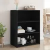 Image de vidaXL Buffet noir 70x41x93 cm bois d'ingÃ©nierie