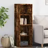 Image de vidaXL Buffet chêne fumé 40x41x124 cm bois d'ingénierie846387