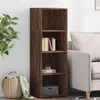 Image de vidaXL Buffet haut chêne marron 40x41x124 cm bois d'ingénierie846389