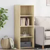 Image de vidaXL Buffet haut chêne sonoma 45x41x124 cm bois d'ingénierie846392