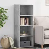 Image de vidaXL Buffet haut gris bÃ©ton 45x41x124 cm bois d'ingÃ©nierie
