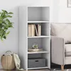 Image de vidaXL Buffet haut blanc 50x41x124 cm bois d'ingÃ©nierie
