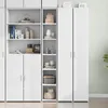 Image de vidaXL Buffet haut blanc 30x41x185 cm bois d'ingÃ©nierie