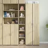 Image de vidaXL Buffet haut chÃªne sonoma 30x41x185 cm bois d'ingÃ©nierie