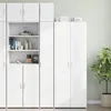 Image de vidaXL Armoire de rangement mince blanc 30x42,5x225 cm3281259