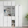 Image de vidaXL Armoire de rangement mince blanc 30x42,5x225 cm3281266