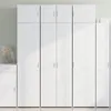 Image de vidaXL Armoire de rangement blanc 70x42,5x225 cm bois d'ingénierie3281322