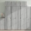 Image de vidaXL Armoire de rangement sonoma gris 70x42,5x225 cm3281327