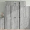 Image de vidaXL Armoire de rangement sonoma gris 70x42,5x225 cm