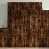 Image de Vidaxl Armoire De Rangement ChÃªne FumÃ© 70x42,5x225cm Bois D'ingÃ©nierie